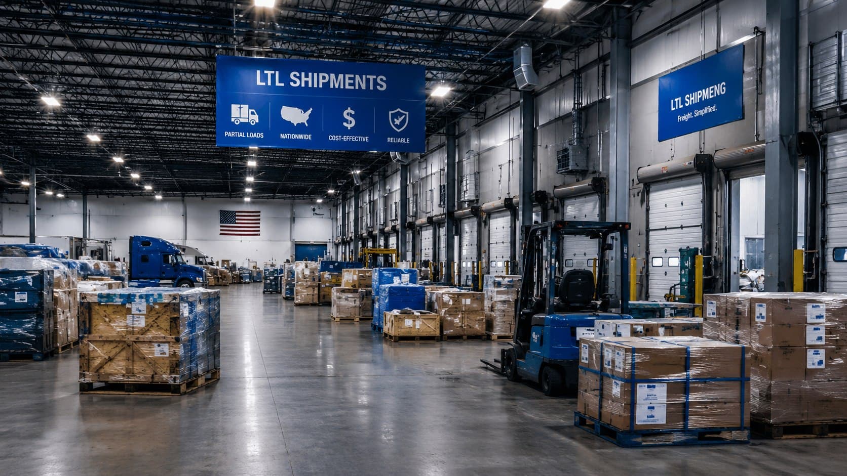 Nationwide freight delivery